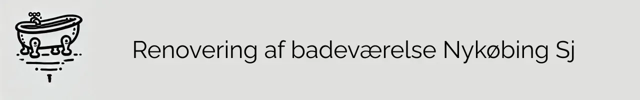 Renovering af badeværelse Nykøbing Sj